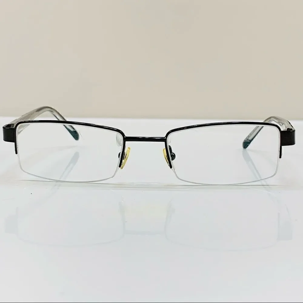 HELIUM EYEWEAR Paris France Pewter Eyeglass Frame